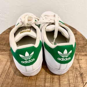 Adidas Superstar White and Green